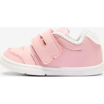 Dětská běžecká obuv DECATHLON Dětské boty na suchý zip I Learn velikost 20 až 24 24 BÍLÁ|RŮŽOVÁ