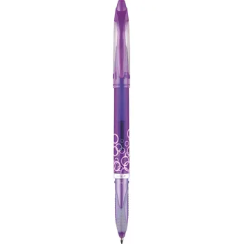 Mazací pero Perro Claro s víčkem fialové tělo, modrý inkoust