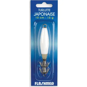 Umělá nástraha DECATHLON Hybridní nástraha na lov kalmarů a sépií Japonaise 10 cm FOSFOR