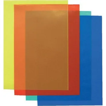 Obaly na doklady PVC A4 L 150 mic., 10 ks červené