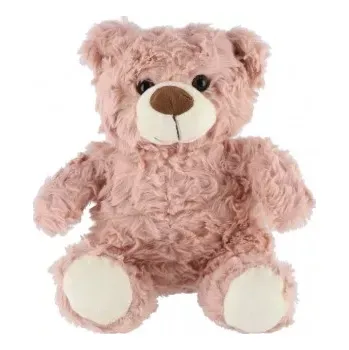 plyšák Plyšový medvídek růžový 22 cm