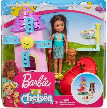Panenka Mattel Barbie Chelsea Minigolf hrací set - poškozený obal