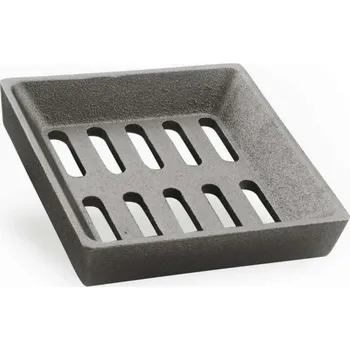 Rošt do krbu a kamen 135x135x30 mm litinový rošt vanička