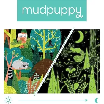 Puzzle Mudpuppy Svítící V lese 100 dílků