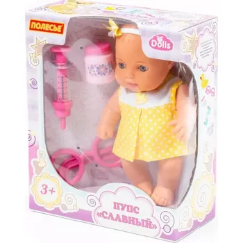 POLESIE roztomilá panenka 24 cm se lékařskou sadou 3 díly