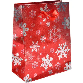 Dárková taška Šperky4U Vánoční dárková taška - červená - KR0411-R