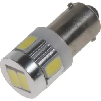 Autožárovka LED BA9s bílá, 12-24V, 6LED/5630SMD (95171)