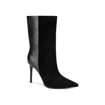 Dámské kozačky Polokozačky Eva Minge NAILA-587-980 Černá 39