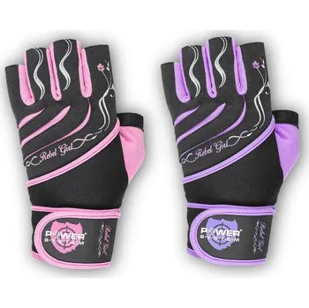 Fitness rukavice Power System rukavice REBEL GIRL Purple XS