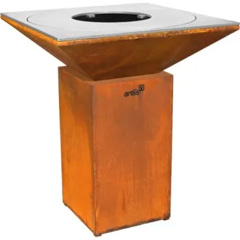 Zahradní gril ARTISS Zahradní gril G7 Corten s deskou z uhlíkové oceli