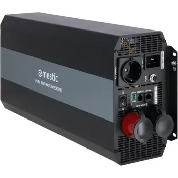 Příslušenství ke karavanu Měnič napětí Mestic 3000W čistý sinus - automatický přepínač zdroje