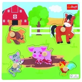 Trefl vkládačka Farma