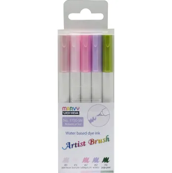 Marvy Uchida Artist Brush 1100-5N set BOTANICAL