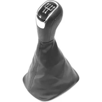 Hlavice řadicí páky Řadící páka s manžetou Škoda Octavia II FL, Superb II, Yeti - 5stup. černá