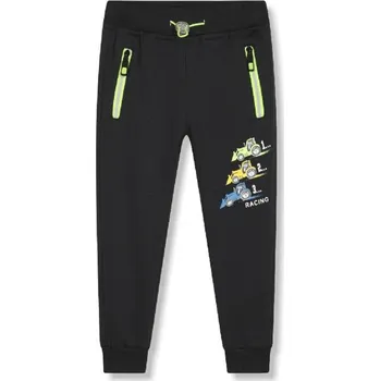 ZATEPLENÉ DĚTSKÉ TEPLÁKY S TRAKTOREM BF Barva: Černá, Velikost: 98