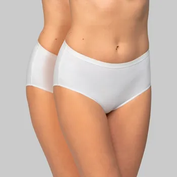 Kalhotky Sada 2 kalhotek midi z bio bavlny zn. Playtex bílá 46