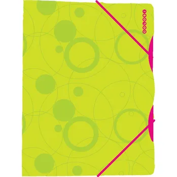 Mapa tříklopá Duo Colori zelenorůžová