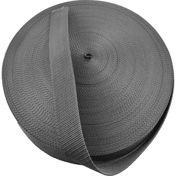 Polypropylénový popruh 40 mm grafit (balení 50 m)