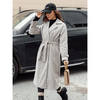 Dámský kabát Dámský oversize kabát CAMELLYN DStreet šedá 3054756