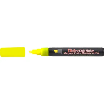 Křídový popisovač seříznutý hrot 2-6 mm MARVY 483-F5 fluo žlutý