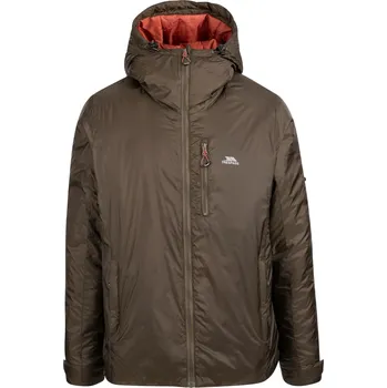 TRESPASS Pánská zateplená turistická bunda s kapucí XS ZELENÁ