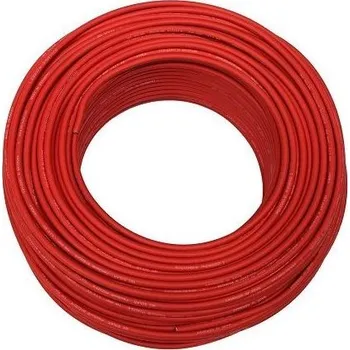 solární kabel 100 m Solar kabel H1Z2Z2-K 1x4, 4mm² červený