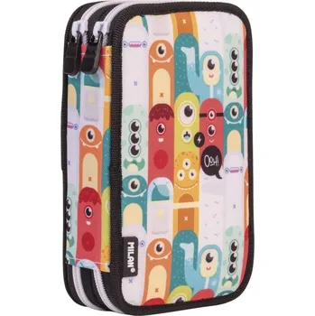 Penál Plně vybavený dvoupatrový penál MILAN série Aliens