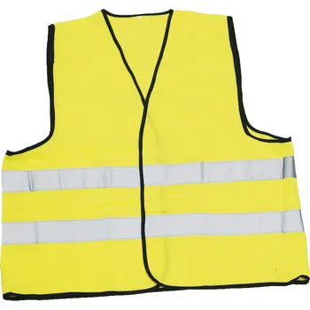 Reflexní výstražní vesta žlutá XXL