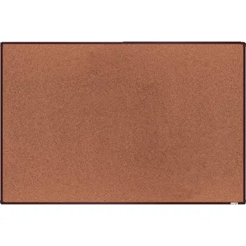 Kancelářský nábytek Tabule korková 180x120cm, hnědý rám
