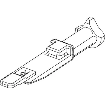 Příslušenství k oknu ISOTRA Vodítko koncové kovové "Z" -levé