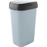 Odpadkový koš Dual Swing 50 l šedý