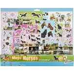 Velká sada samolepek koně 500 ks