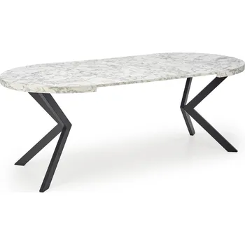 Jídelní stůl Halmar Peroni V-PL-PERONI-ST-MARMUR/CZARNY