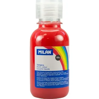 Výtvarná barva Temperová barva Milan 125ml základní červená