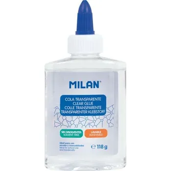 Kancelářské lepidlo Tekuté transparentní lepidlo MILAN 118 g