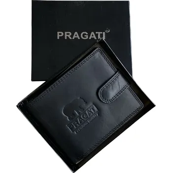 Peněženka Pánská kožená peněženka pragati 305-l černá