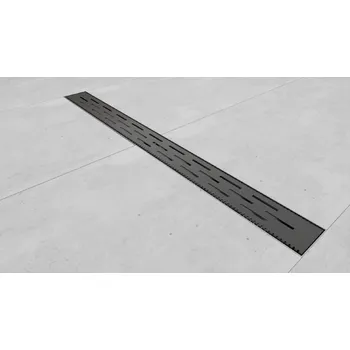 Odvodňovací žlab SPD Firmor Sprchový nerezový žlab Classic 60 + krycí rošt VR0180-060 (černý)