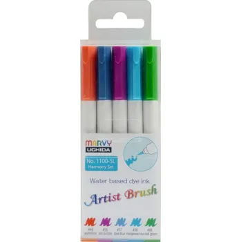 Marvy Uchida Artist Brush 1100-5L set HARMONY