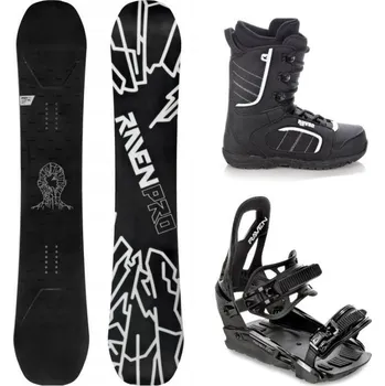 Snowboard Raven PRO OpenMind Carbon snowboard + Raven S230 Black vázání + Raven Target obuv 145 cm + vázání M/L (EU 41-47) + DÁREK + Doprava ZDARMA