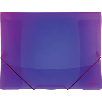 Mapa tříklopá Opaline A4 fialová