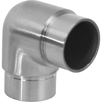 Zábradlí Spojka rohová na trubku ø 42,4 mm, broušená AISI 316