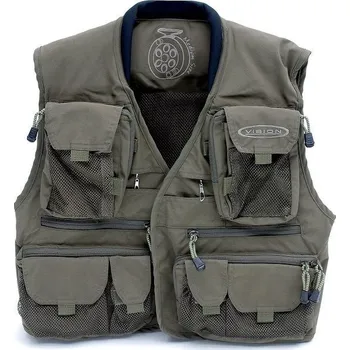 Rybářské oblečení Vision Vesta Caribou Vest Green Velikost: XS