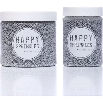 Jedlá dekorace na dort Stříbrné mini perličky 90g