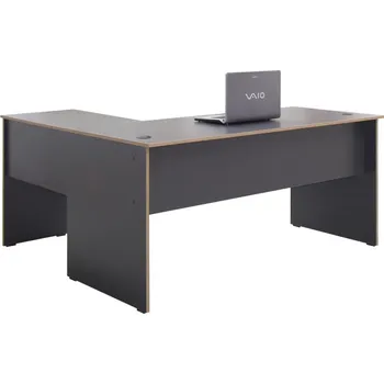 Psací stůl ADORE CORNO antracit/dub