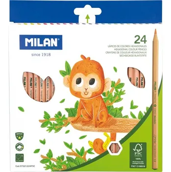 Pastelka Pastelky MILAN šestihranné 24 ks v papírové krabičce