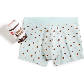 Pánské oblečení Celio Boxerky v dárkovém balení Oříšky s čokoládou 1154962 Modrá S