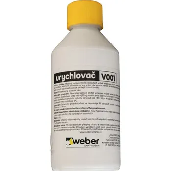 Přísada a plastifikátor Weber Saint-Gobain Urychlovač na omítky V001 100 g