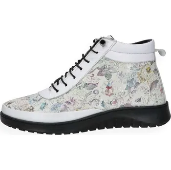 Dámské kozačky Peon HB/0881 5F dámská kožená kotníková obuv bílá vzor Barva: Bílá, Velikost: 40