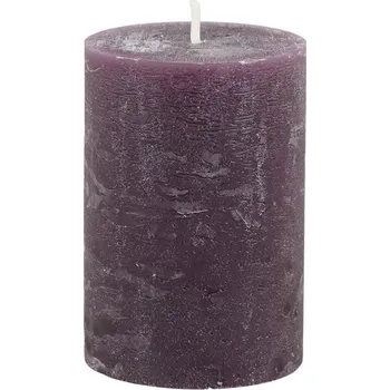 Svíčka Chic Antique Fialová široká svíčka Macon Rustic plum - Ø 7*10cm/ 40h