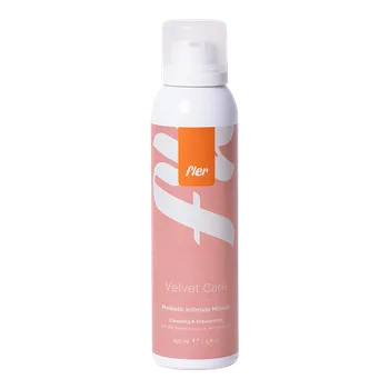 Sprchový gel FLER Velvet Care čisticí intimní pěna s prebiotiky, 150 ml